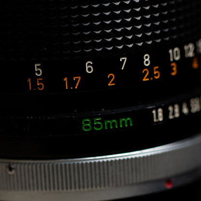 Canon FD 85mm F1.8 SSC