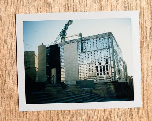 Renzo Piano's Parliament - Construction, Valletta. 2012